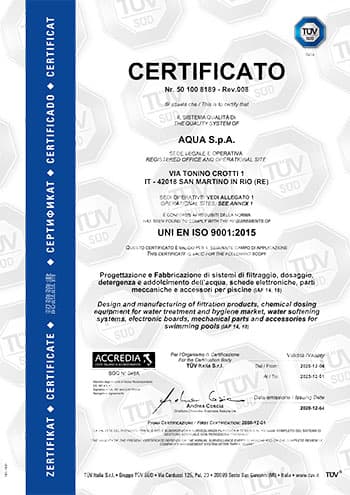 Certificaciones Aqua FyD
